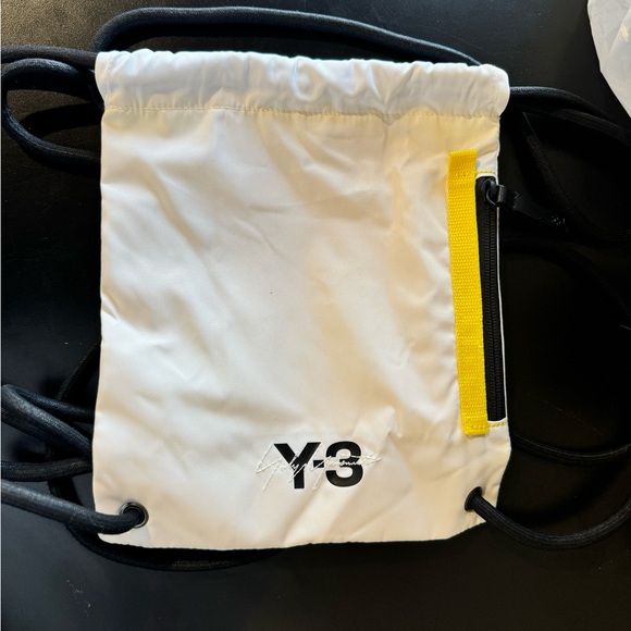 Y-3 Other - Y-3 White and Yellow Backpack with Bold Logo